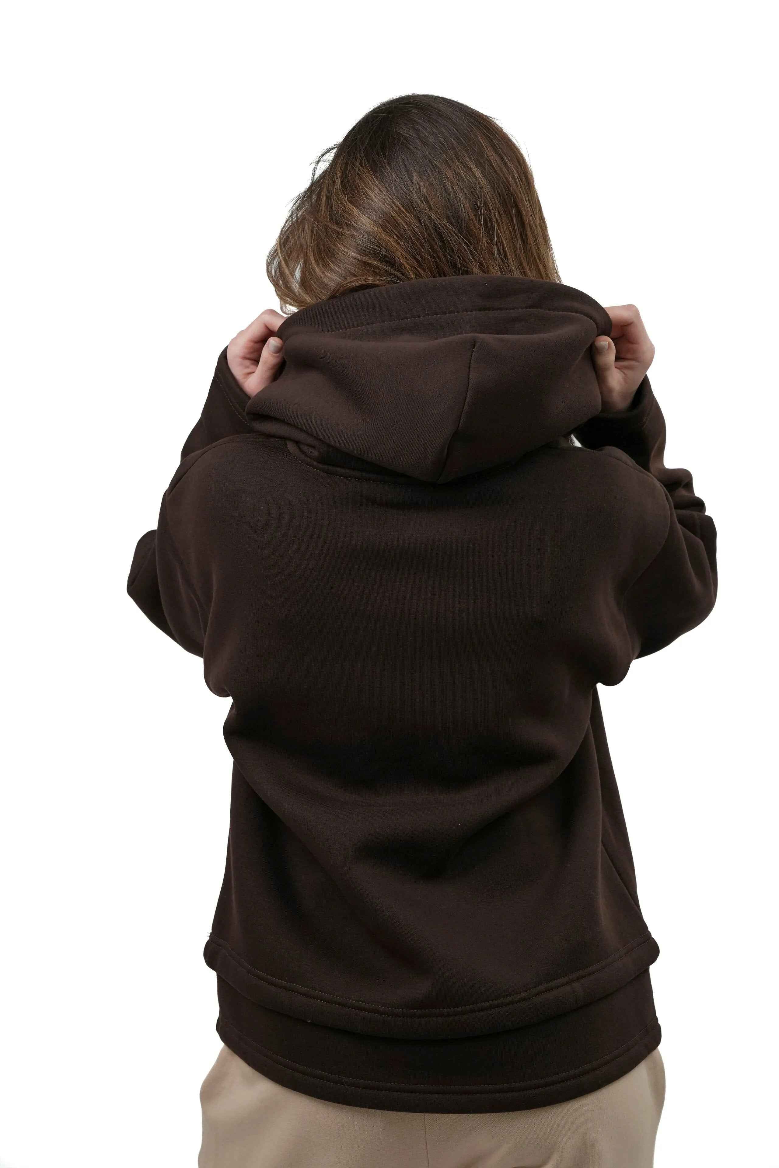 Felpa Oversize da Donna Streetwear Layered 310 GSM – Hoodie LS-LU7917 - Lauro Sport