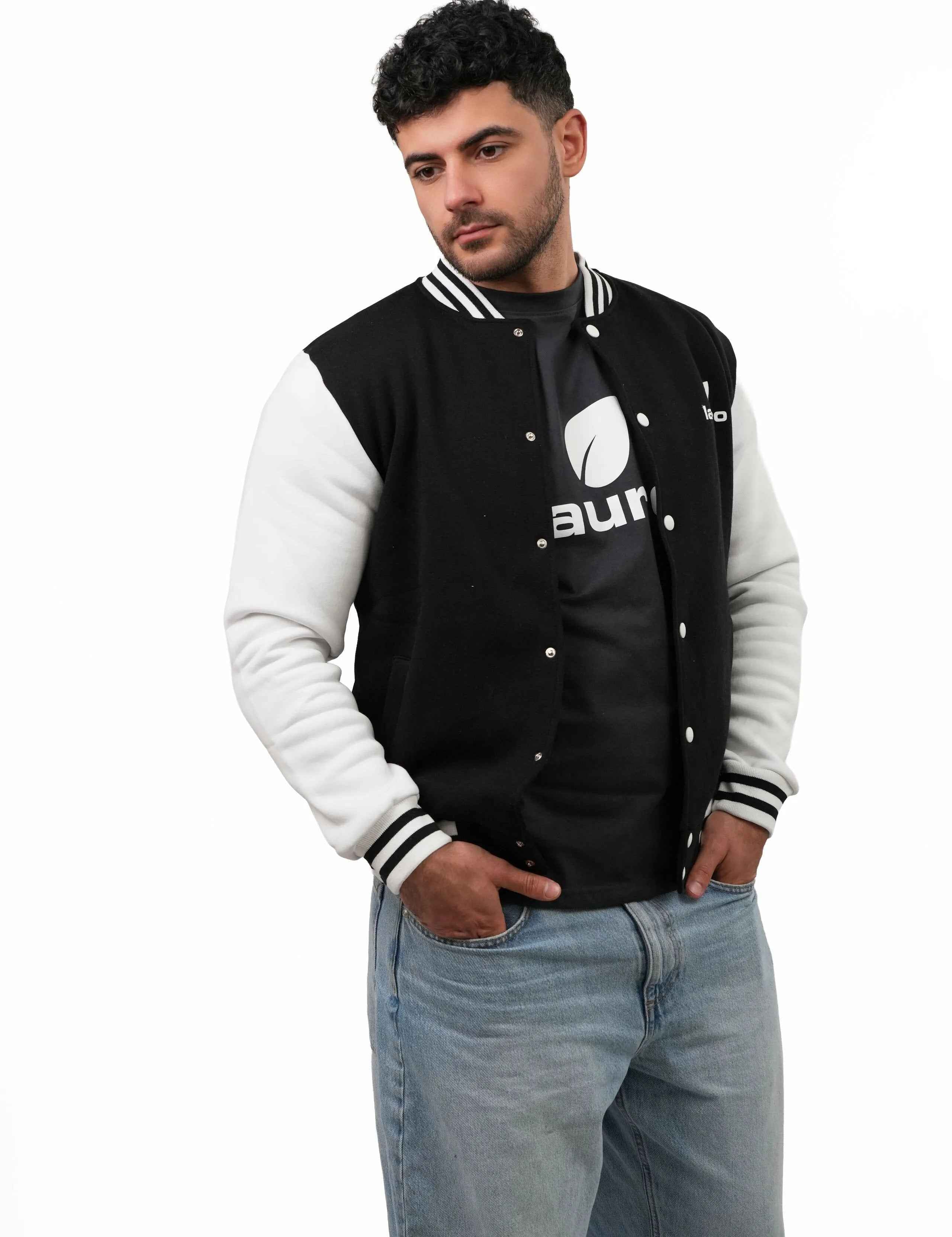 Giacca College Uomo Regular Fit con Bottoni a Pressione - LS-LU7781 - Lauro Sport